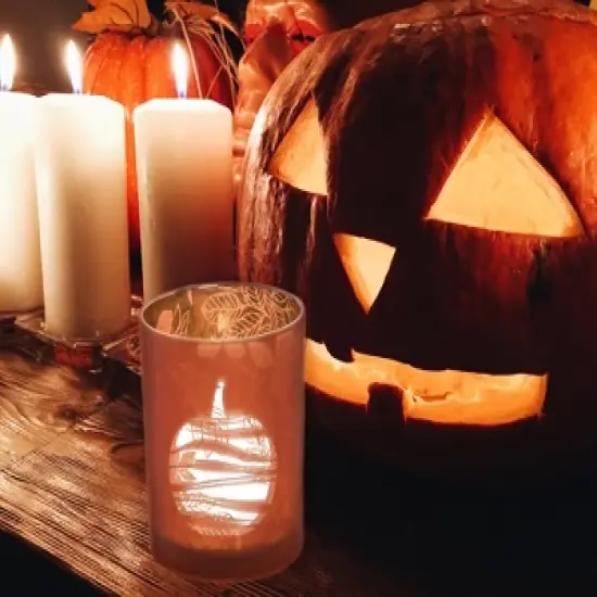 C&F Home Pumpkin Votive Holder Small image {2}