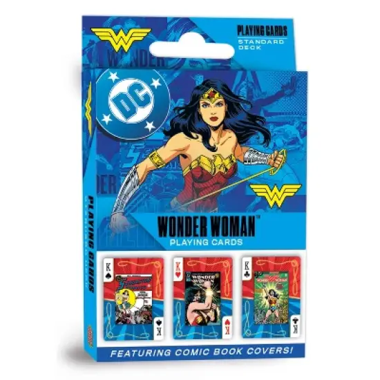 MasterPieces Officially Licensed Wonder Woman Playing Cards - 54 Card Deck for Adults image {1}