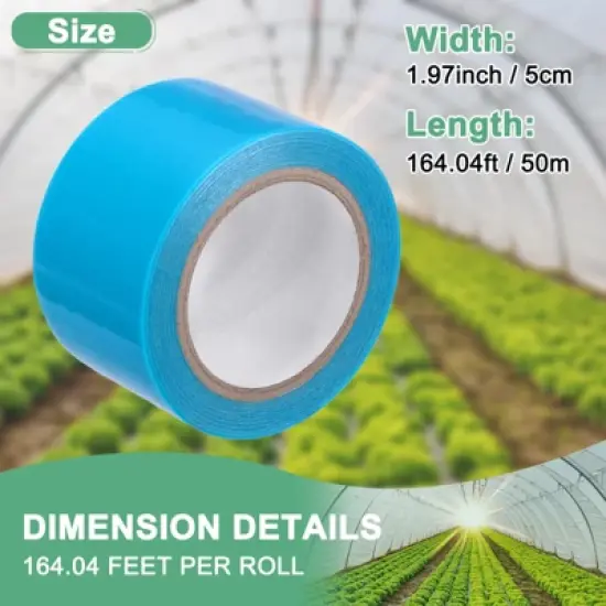 Unique Bargains Polyethylene Repair Waterproof UV-resistant Plastic Tape Thickness 6 mil 1 Pc image {2}