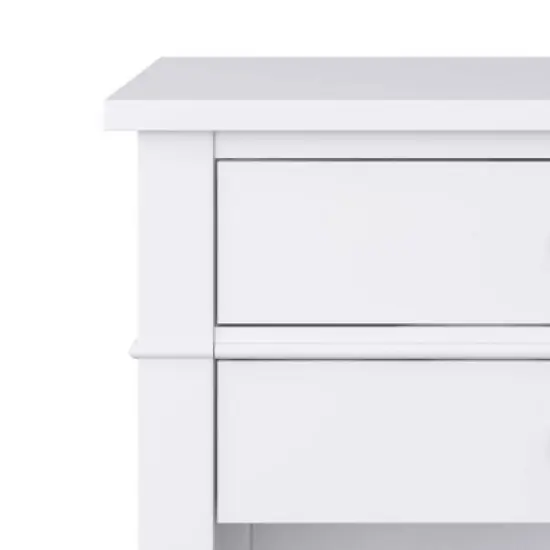 24" Sterling Solid Wood Nightstand White - WyndenHall image {2}