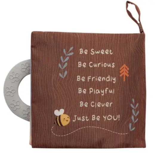 Lambs & Ivy Woodland/Forest Developmental Soft Book & Bear Plush Toy Gift Set image {8}