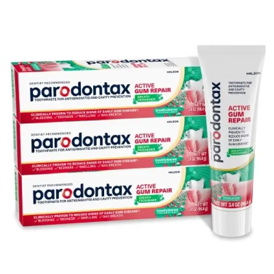 Parodontax Active Gum Repair Toothpaste - Breath Freshener - 3.4oz image {12}