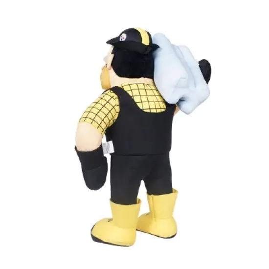 NFL Pittsburgh Steelers Stuffed Mascot: Polyester Animal Figure, 13.5" Height image {2}