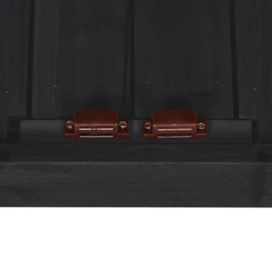 PAGED 39" Outdoor Potting Bench Table with Storage, Rustic Garden Potting Tables, Potting Benches for Outside with 2-Tier Shelves & Side Hook image {8}