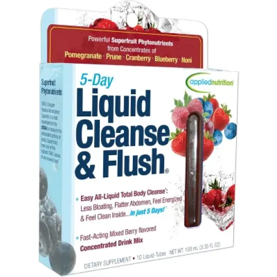 Applied Nutrition Herbal Supplements 5 Day Liquid Cleanse & Flush Liquid - Mixed 10ct image {2}
