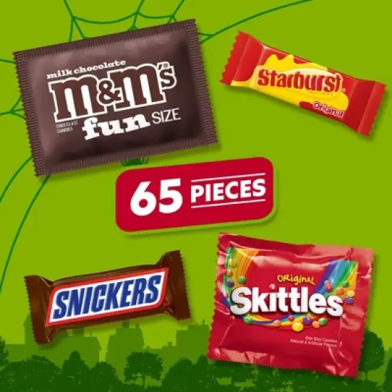 Mars - M&M's, Snickers, Starburst, Skittles, Milky Way Halloween Candy Chocolate Fruity Variety Bag - 30.02oz/65ct image {4}