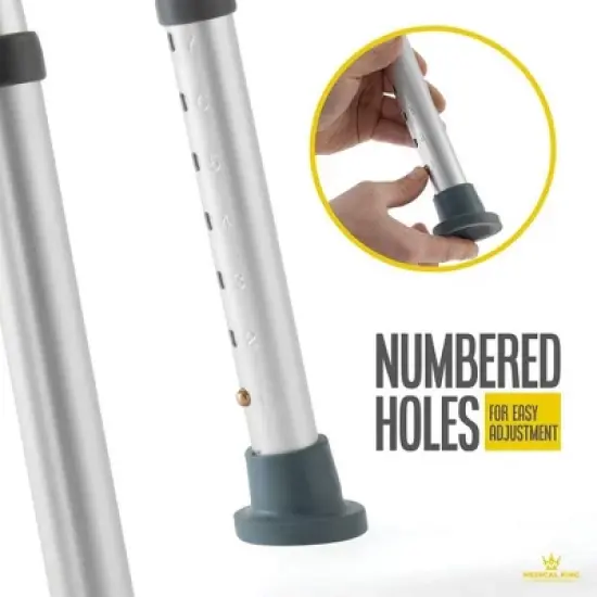 Shower Bench with 8 Adjustable Heights, Portable, Anti Slip, Lightweight and Durable &ndash; Bonus Back Scrubber and Additional Sponge - MedicalKingUsa image {5}