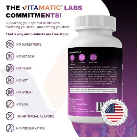 Sea Moss 3000mg with Black Seed Oil, Ashwagandha, Turmeric, Bladderwrack, Burdock - 180 Veg Capsules image {4}