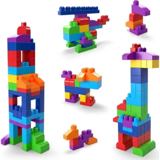 MEGA BLOKS Big Building Bag Playset - 80pcs image {3}