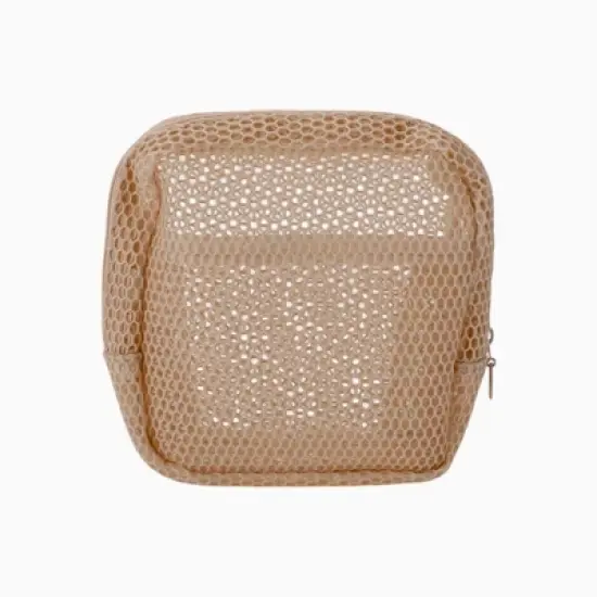 Unique Bargains Durable Grid Makeup Bag 1 Pc image {6}