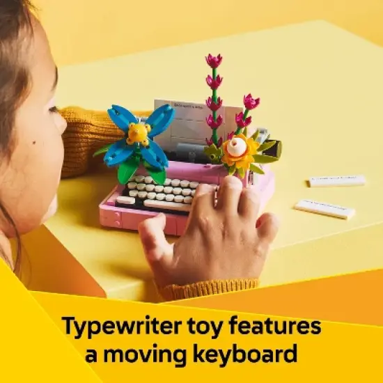 LEGO Creator 3 in 1 Typewriter with Flowers Building Toy with 3 Options Flowerpot or Keytar 31169 image {3}