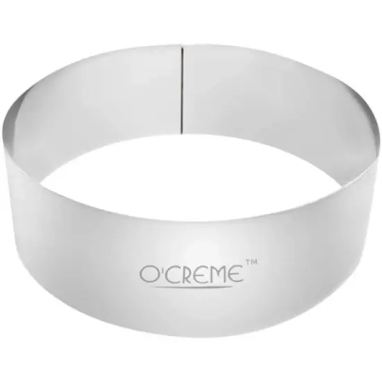O'Creme Round Cake Ring Stainless Steel image {5}