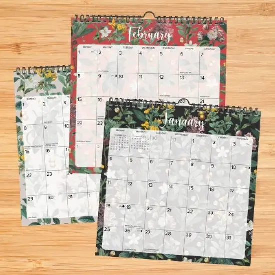 Willow Creek Press 12"x12" 2026 Botanical Nature Spiral Wall Calendar image {2}