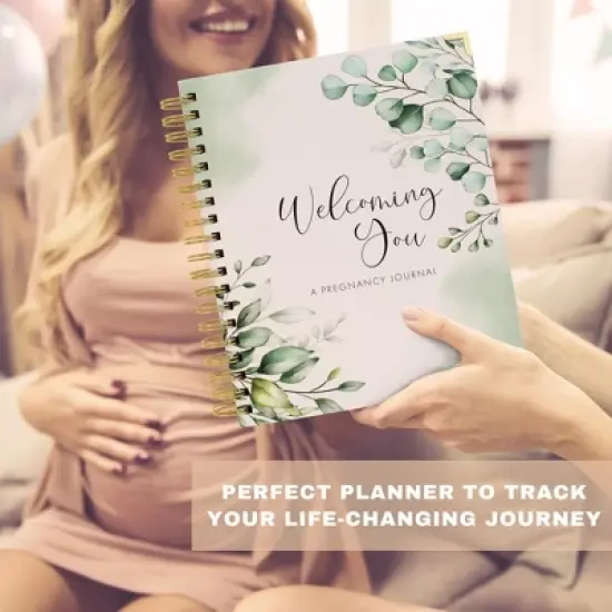 Pregnancy Journal and Memory Book with Stickers and Keepsake Pocket - Lovely Gift for First Time Moms image {5}