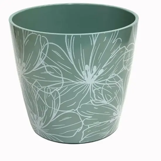 Tierra Garden 7" Round Self-Watering Bamboo Pot image {21}