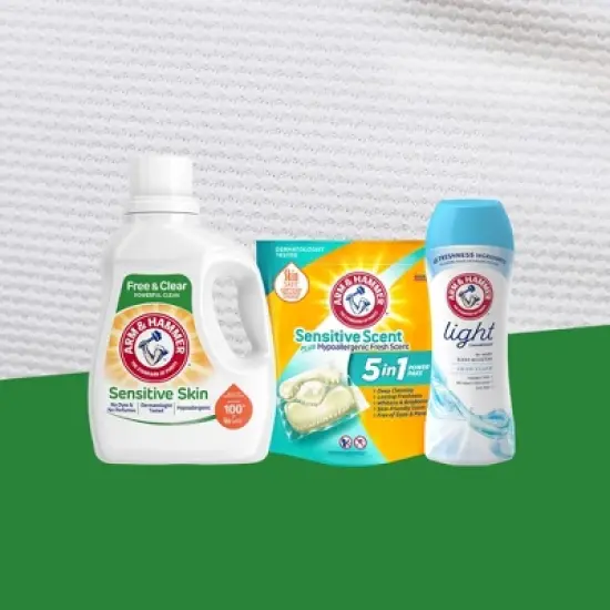 Arm Hammer Sensitive Liquid Laundry Detergent - Free & Clear image {5}
