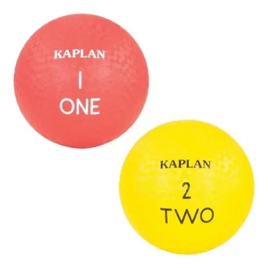 Kaplan Early Learning Colored Playground Balls - Set of 6 image {1}