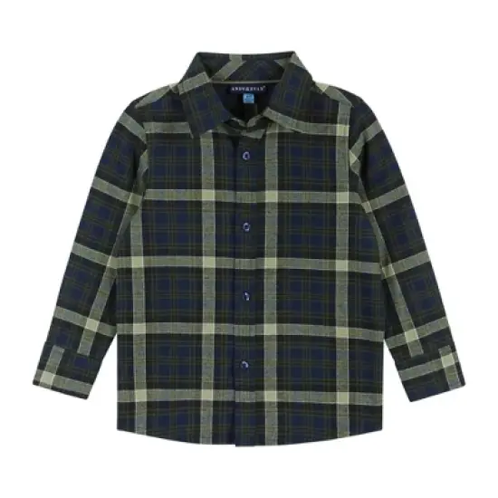 Andy & Evan  Toddler  Boys Boys Green Sweater Buttondown Set image {4}