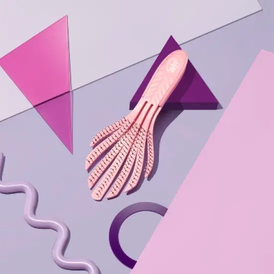 Wet Brush Go Green Curly Detangling Hair Brush - Pink image {8}