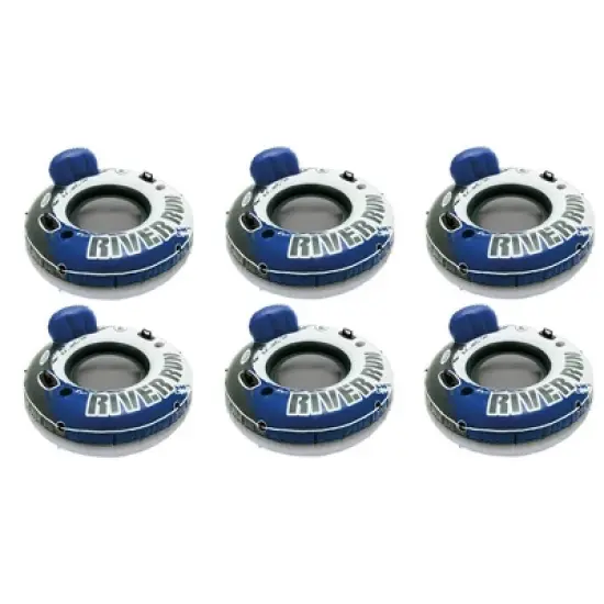 Intex River Run 1 Inflatable Floating Tube Raft for Lake, River & Pool image {9}