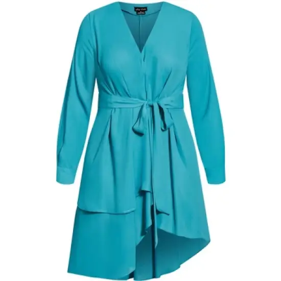 Women's Plus Size Shibara Top  - Topaz | CITY CHIC image {2}