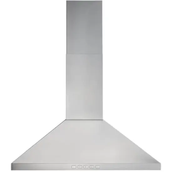 Broan BWP2304SS 30 inch Stainless Convertible Wall-Mount Pyramidal Chimney Range Hood image {3}