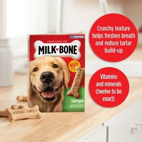 Milk-Bone Beef Biscuits Large Dog Treats image {3}