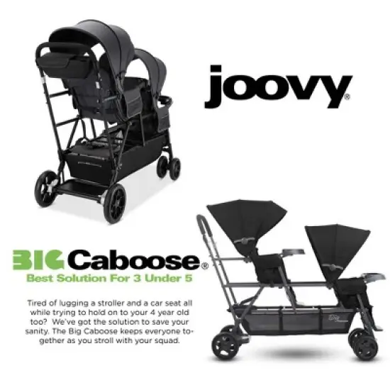 Joovy Big Caboose Triple Stroller, image {2}