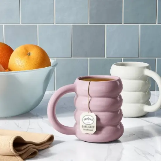 14oz Stoneware Artisan Mug Purple - Room Essentials&trade;: Coffee Cup, Microwave & Dishwasher Safe, Dorm Room Essential image {1}