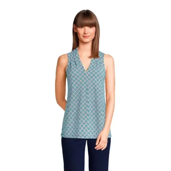 Lands' End Women's Light Weight V-Neck Tank image {3}