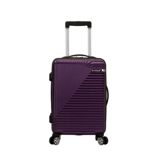 Rockland Star Trail 2pc Hardside Spinner Wheel Luggage Set - Purple image {1}