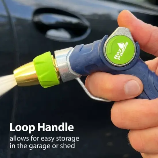 Ray Padula Metal Thumb Control Nozzle with Loop: Adjustable Spray, Leakproof & Weatherproof image {12}
