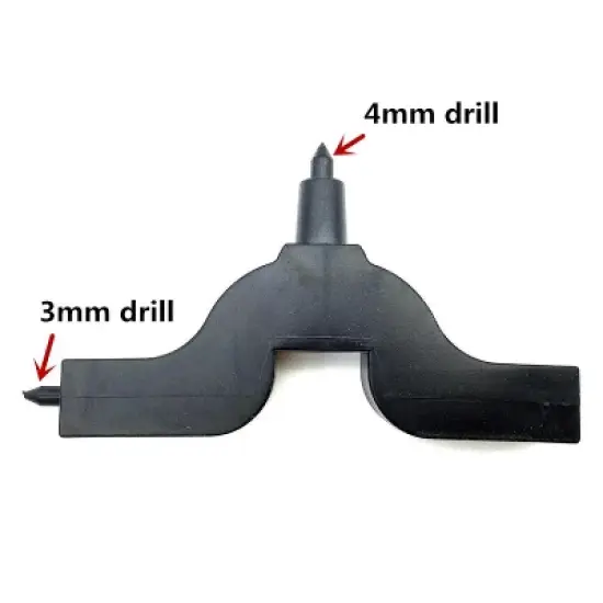2 PCS Dripper PE Pipe Mountain-shaped Hole Punch &ndash; Garden Irrigation Opening Tool (Black) image {4}