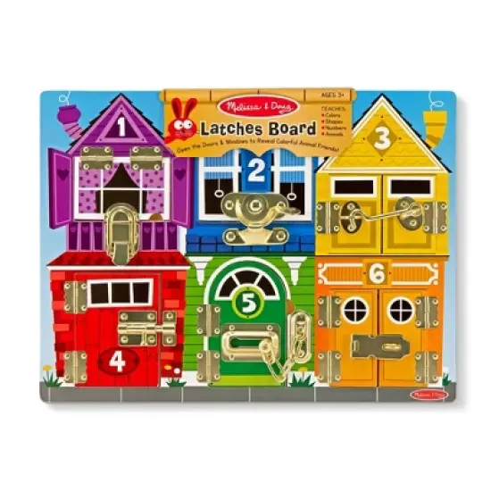 Melissa & Doug Latches Wooden Activity Board image {2}