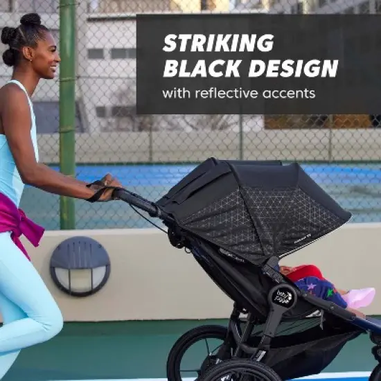 Baby Jogger Summit X3 Double Stroller - Black image {2}