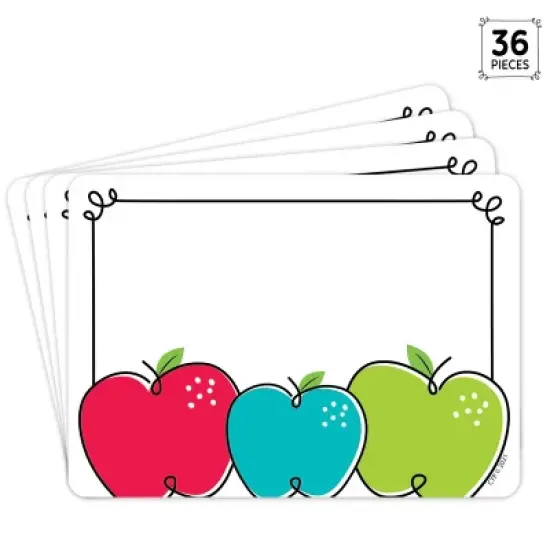 Creative Teaching Press Doodle Apples Labels, 3-1/2" x 2-1/2", 36 Per Pack, 6 Packs image {2}