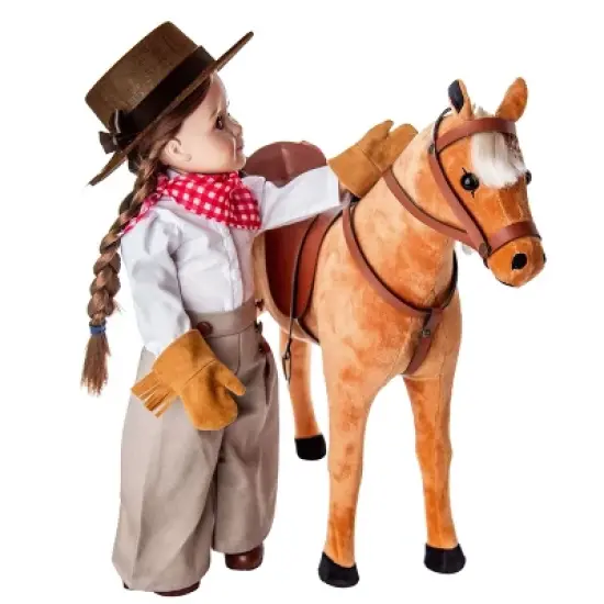 The Queen' Treasures 18" Doll 13 pc Frontier Outfit and Horse, Fits American Girl image {3}