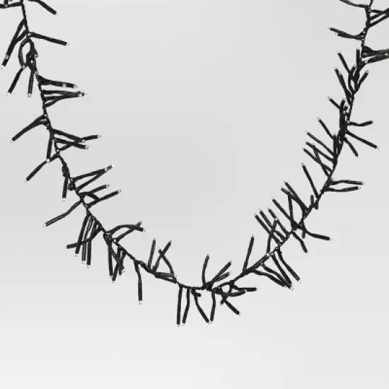 448ct LED Christmas Mini String Lights Garland Warm White Black Wire - Wondershop&trade; image {2}