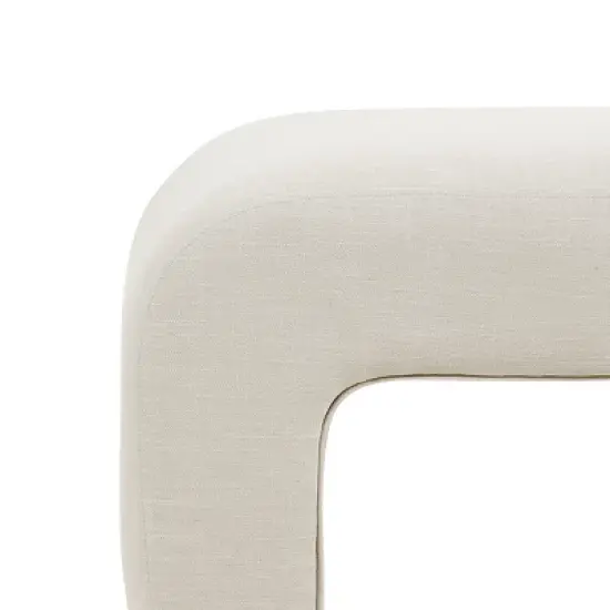 Lily 47" Contemporary Farmhouse Upholstered Bench-The Pop Maison image {6}