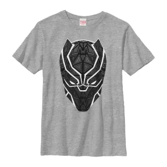Boy's Marvel Black Panther Ornate Mask T-Shirt image {4}