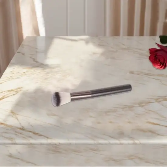 Unique Bargains Durable Blush Brush Brown 1 Pc image {3}