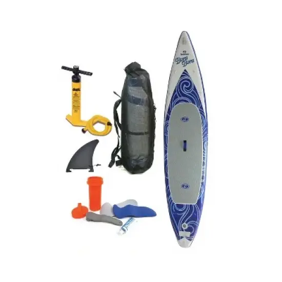 Swim Central Inflatable Bora Bora Stand-Up Paddleboard, 150-Inch image {3}
