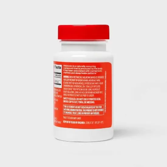 Melatonin 5mg Supplement Tablets - up&up&trade; image {3}