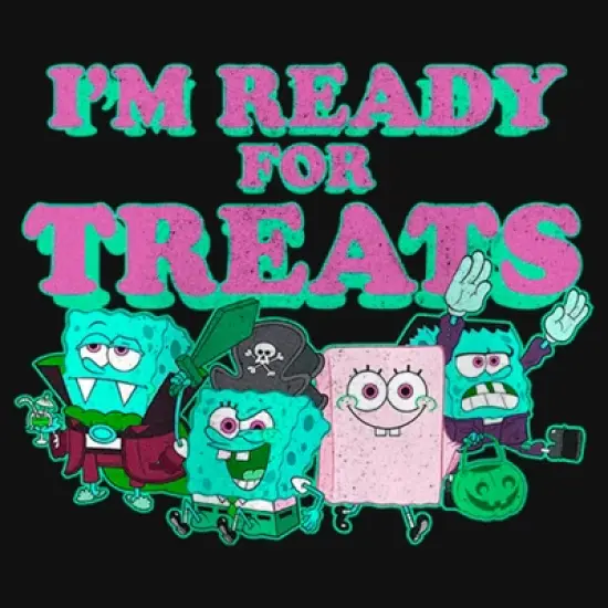 Girl's SpongeBob SquarePants Ready for Treats T-Shirt image {1}