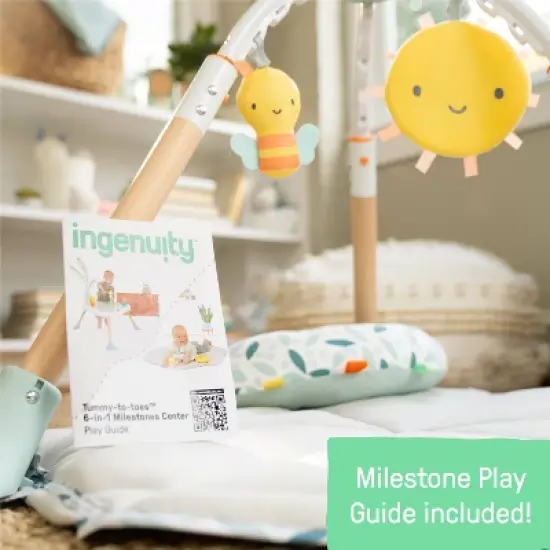 Ingenuity Tummy-To-Toes 6-in-1 Baby Activity Gym - Chic Boutique image {9}