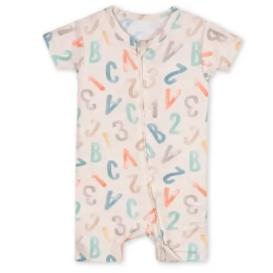 Gerber Buttery-Soft Snug Fit Short Sleeve Romper image {3}