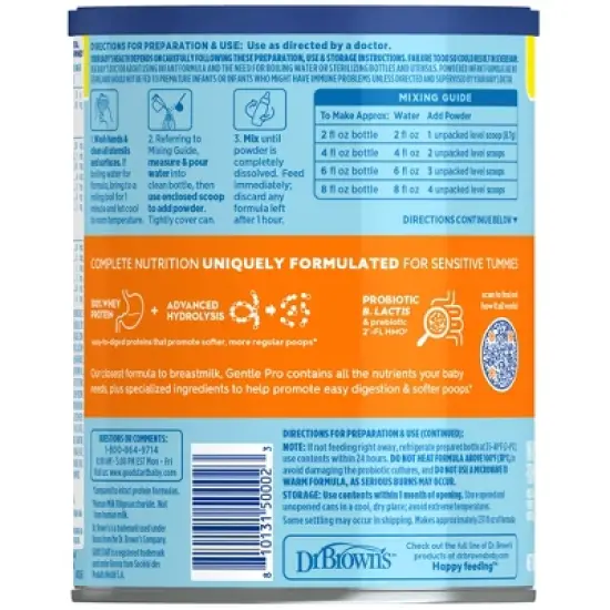 Good Start Dr. Brown's Gentle Pro Powder Formula - 32oz image {1}