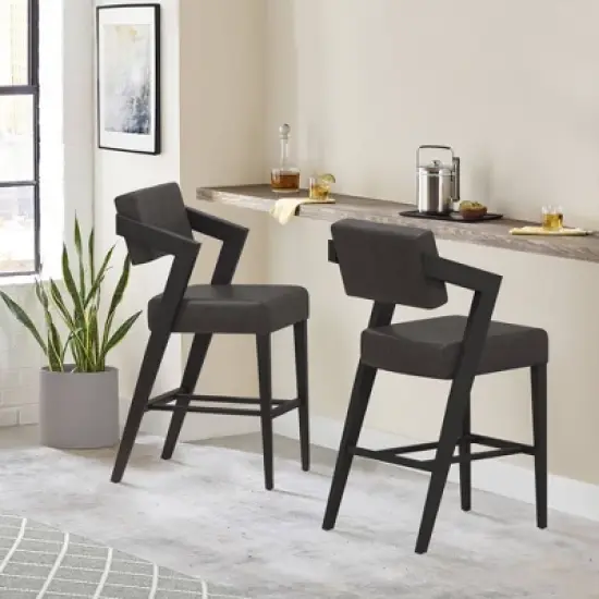 Snyder Stationary Barstool Black - Hillsdale Furniture image {11}