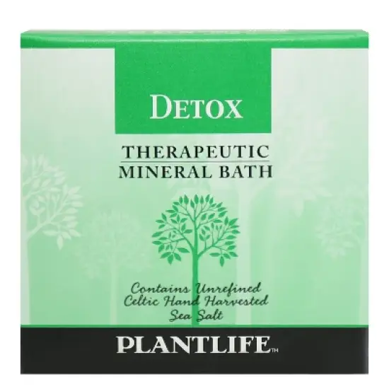 Detox Bath Salt Soak 3oz | Travel Size Mineral Blend for Toxin Elimination & Immune Support | Natural Aromatherapy | Plantlife image {2}