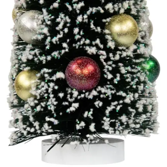 Northlight 12&rdquo; Green Frosted Sisal Pine Artificial Tree Christmas Tabletop Decor image {5}